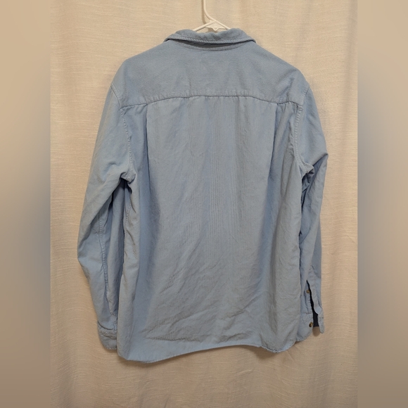 Men's Vineyard Vines baby blue corduroy button down casual shirt size L - Picture 3 of 5